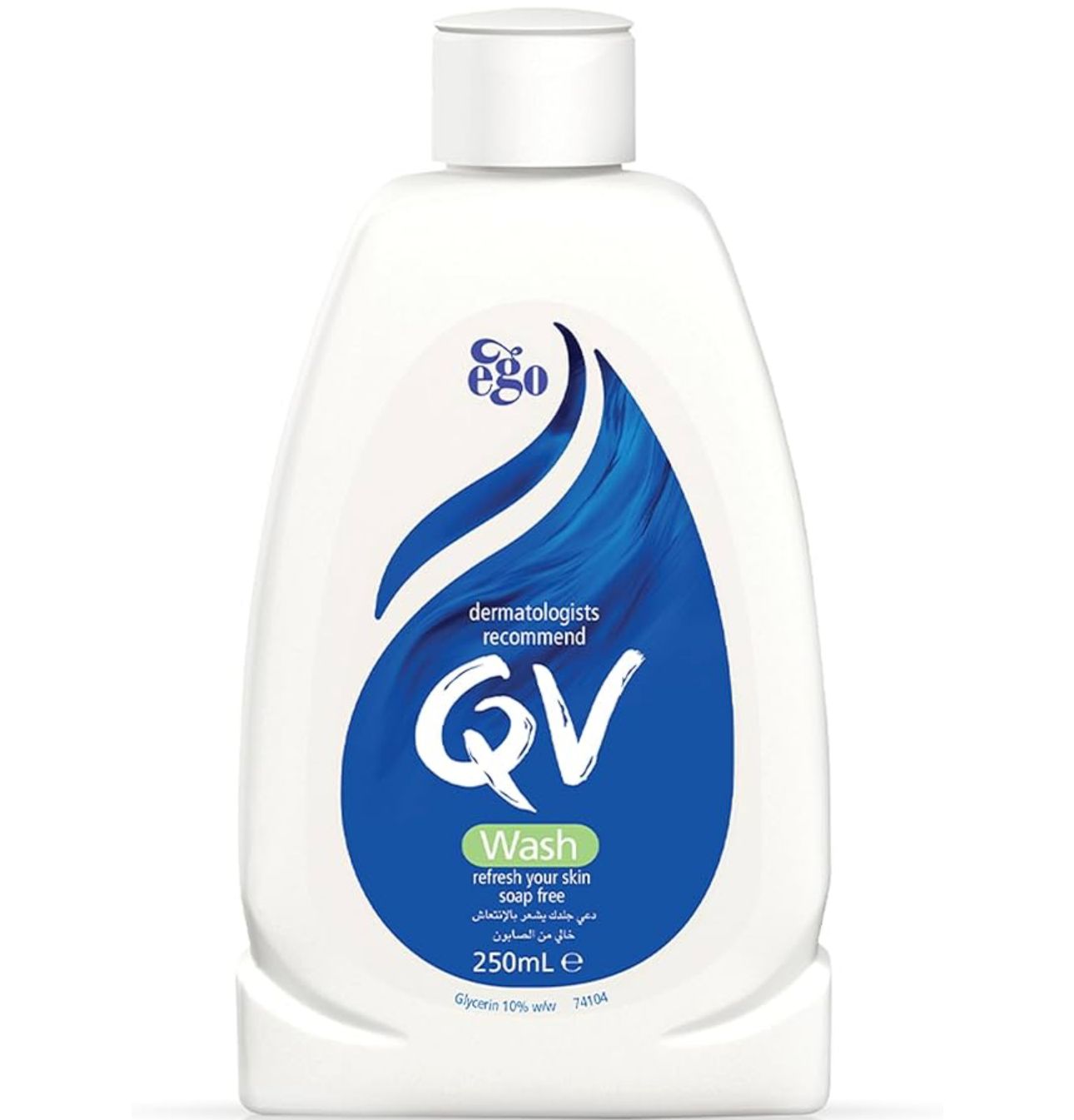 تطبيق رُواء بيوتي - QV غسول للجسم للعناية بالبشرة الحساسة جدا 250 مل 