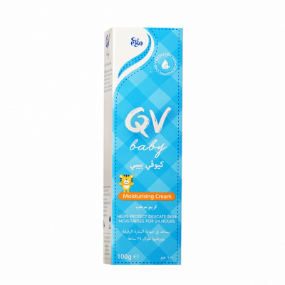كيو في - بيبي كريم مرطب 100 جم