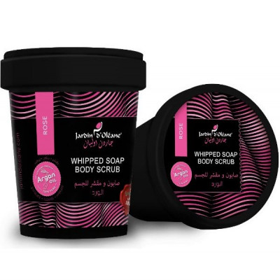 جاردن اوليان - صابون  ومقشر للجسم  بالورد  500جم