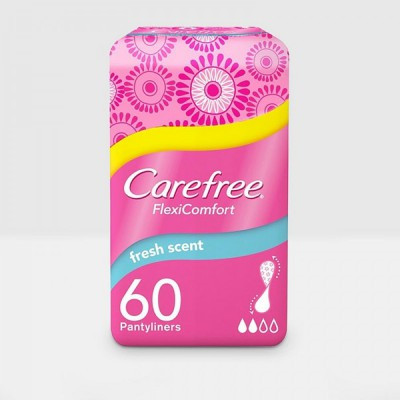 كير فري - قطعة من الفوط الصحية المعطرة للاستخدام اليومي فريش 60 حبة