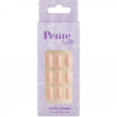 بتيت - اظافر شكل كوفان وردي مدرج - 15