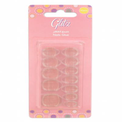 جليتز - استيكرات صمغ اظافر 60 قطعة