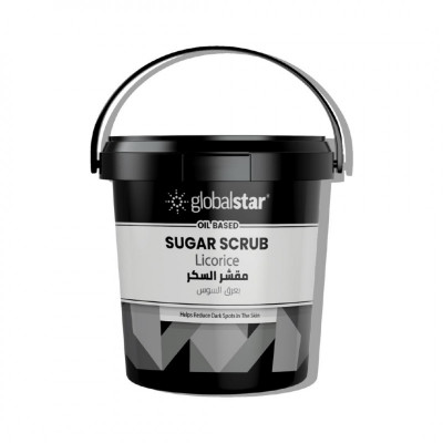 جلوبال ستار - مقشر السكر الزيتي للجسم بعرق السوس 600 مل