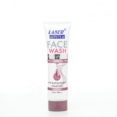 ليزر وايت - غسول للوجه والتفتيح العميق وشد المسامات للبشرة العادية 150 مل
