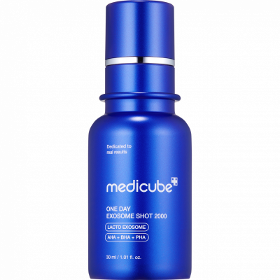ميديكيوب - امبولة اكسوسوم 2000 لتعزيز اصلاح البشرة البشرة وتضييق المسام 30 مل