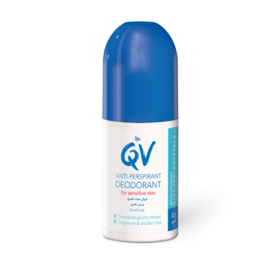 كيو في - مزيل عرق رول خالي من العطور 80 جم