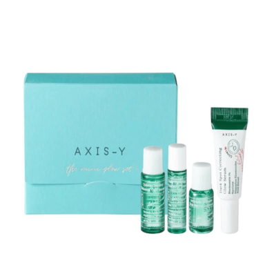 اكسيس واي مجموعة ذا ميني جلو 4 قطع - العناية