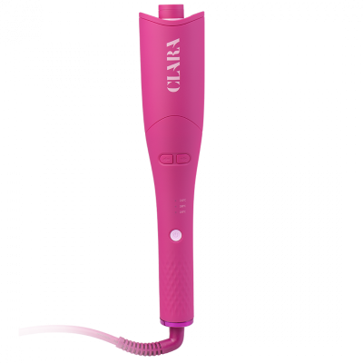 كلارا جهاز تمويج الشعر الذاتي C4 وردي