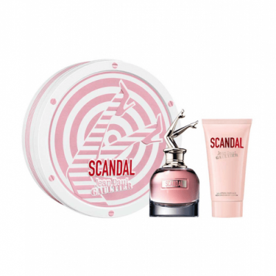 طقم عطر ومرطب الجسم  جان بول قوتييه سكاندال - العطور