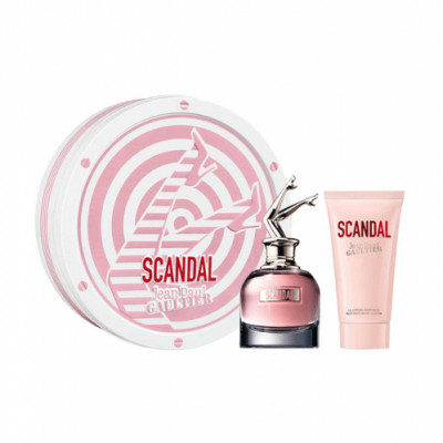 طقم عطر ومرطب الجسم  جان بول قوتييه سكاندال - العطور