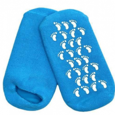 سبا سستيم جوارب جل لترطيب القدمين باللون الأزرق