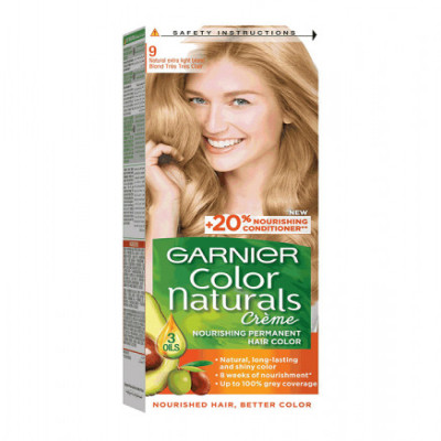 غارنييه - صبغة شعر طبيعية باللون الأشقر النقي - العناية بالشعر