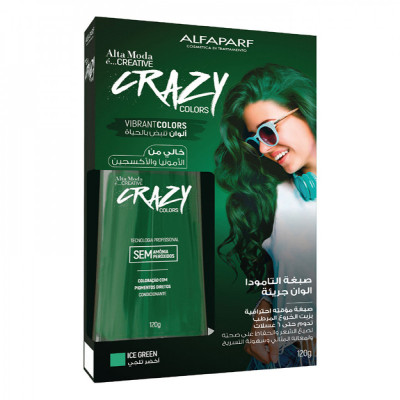 الفابارف - صبغة التامودا الوان جريئة باللون الأخضر الثلجي