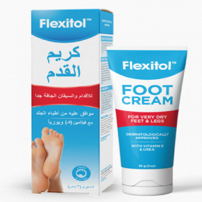 فليكسيتول - كريم القدم والسيقان الجافة جدا - العناية بالقدمين
