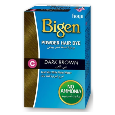 بيجين - مسحوق مادة صبغ الشعر بني غامق - مكياج