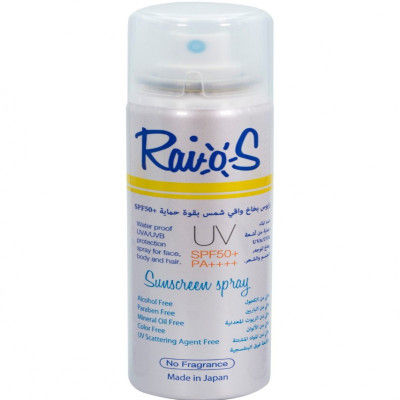 رايوس - بخاخ واقي شمس بقوة حماية غير معطر للوجه - العناية بالوجه