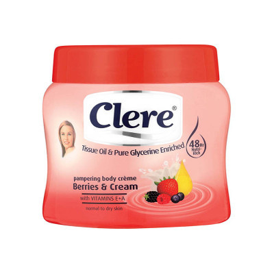 كلير - كريم الجسم بالتوت والكريمة - العناية بالجسم