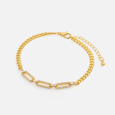 ‎ اسوارة نسائية كلاسيك باللون الذهبي - اساور