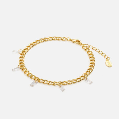 ‎ اسوارة نسائية مميزة باللون الذهبي - اساور