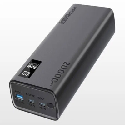 باور بانك بروميت، 20000 مل امبير، 20 واط - اسود - شواحن محمولة