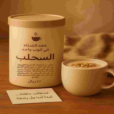 سحلب مشروب الشتاء  - 