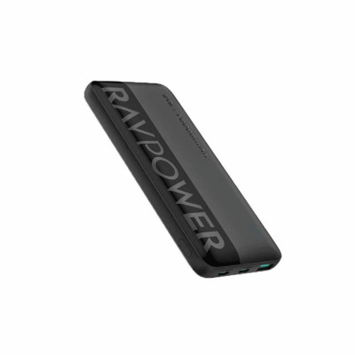 بطارية متنقلة RAVPower بسعة 10000mAh وقدرة 20W مع منفذ USB-C – لون أسود - قسم الشواحن